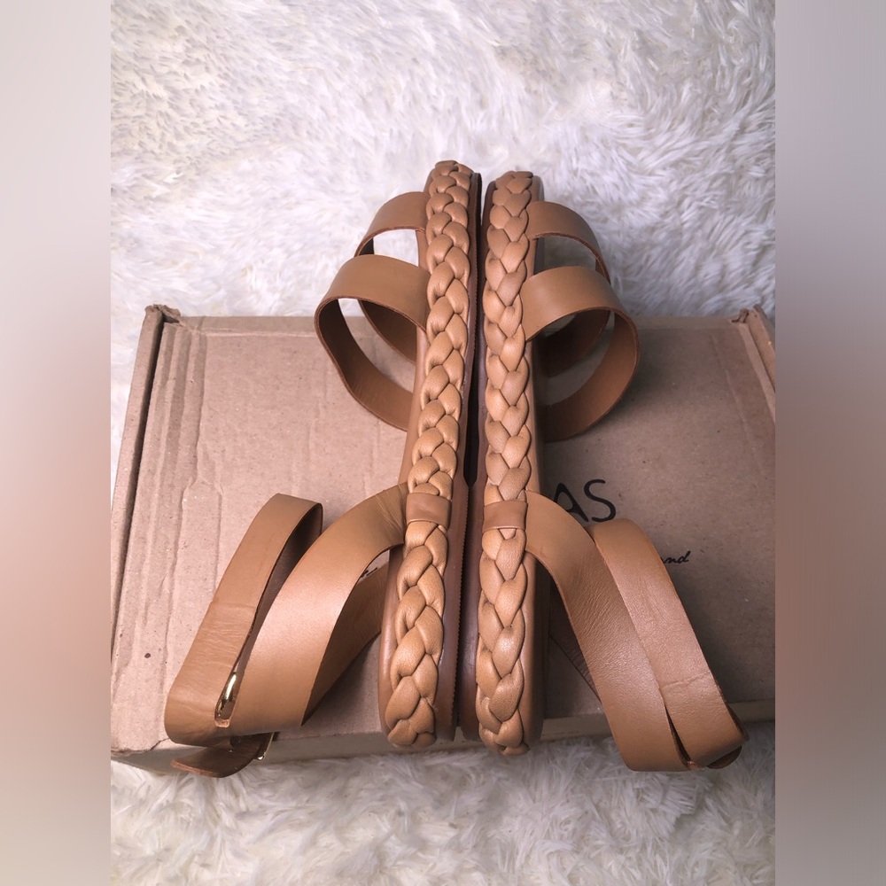 Kaanas Women Sandals Caramel NWT NWB SIZE 7 - Picture 6 of 14